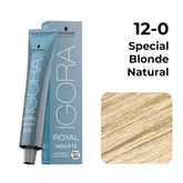 Schwarzkopf Igora Hair Color 60ml 12-0 Special Blonde Natural + Developer 20 Vol Combo